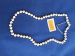 collier de perles blanc nacre 46 cm perles de 6,9 mm C4669, Synthétique, Enlèvement ou Envoi, Blanc, Neuf