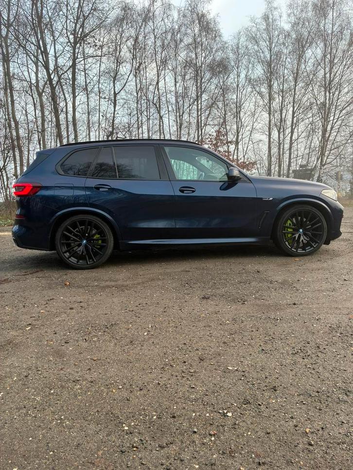 Bmx x5 45e M, Auto's, BMW, Particulier, X5, Apple Carplay, Elektrisch, Euro 6, SUV of Terreinwagen, 5 deurs, Automaat, Blauw, Zwart