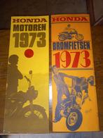 Motos et cyclomoteurs Honda 1973, dépliants Honda Alost., Honda