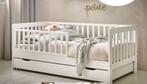 Peuterbed Petite Amelie Vienne/plume 140x70cm wit, Kinderen en Baby's, 70 tot 85 cm, Zo goed als nieuw, Matras, 140 tot 160 cm