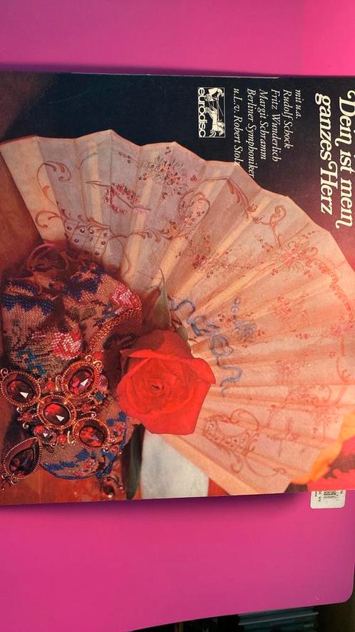 LP DUITSE OPERA “Dein ist mein ganzes Herz”! 4 + 2 GRATIS !, Cd's en Dvd's, Vinyl | Klassiek, Zo goed als nieuw, Ophalen of Verzenden