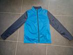 blauwe traingsvest Decathlon- maat 152, Comme neuf, Decathlon, Garçon ou Fille, Pull ou Veste