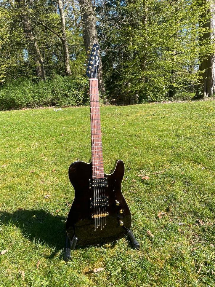 Harley Benton TE-40 TBK Deluxe Series, Muziek en Instrumenten, Snaarinstrumenten | Gitaren | Elektrisch, Zo goed als nieuw, Solid body