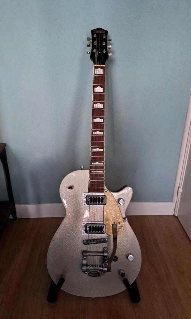 Ruilen: Gretsch G5439T Silver sparkle., Musique & Instruments, Instruments à corde | Guitares | Électriques, Comme neuf, Solid body