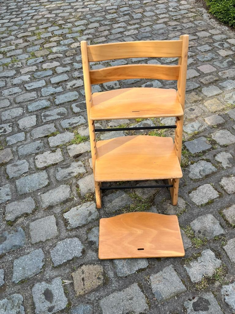 Chaise Tripp Trapp Stokke, Enlèvement, Utilisé, Chaise évolutive, Plateau amovible