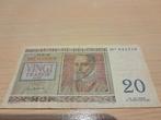 Bankbiljet Belgisch 20 frank type "1950" Regnier, 29a, Ophalen
