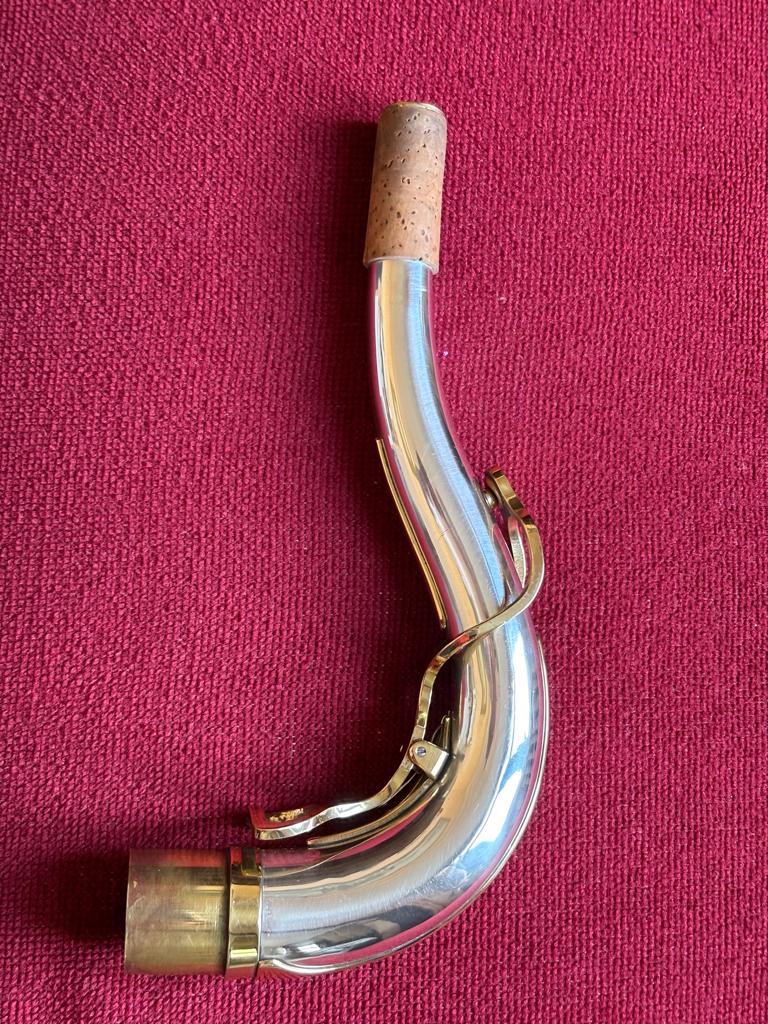 Bocal saxophone tenor Yanagisawa en argent massif, Muziek en Instrumenten, Blaasinstrumenten | Saxofoons, Ophalen, Gebruikt, Tenor