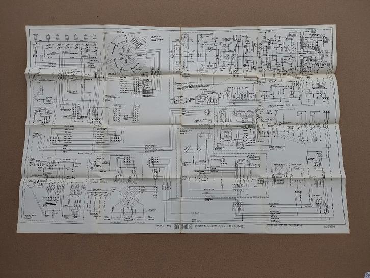Stroom Schema Rock-ola 1488/ Regis (1961) jukebox, Collections, Machines | Jukebox, Envoi