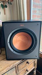 Klipsch R-100SW Subwoofer Zwart, Audio, Tv en Foto, Luidsprekerboxen, Gebruikt, Subwoofer, 120 watt of meer, Ophalen