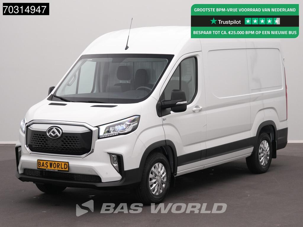 Maxus eDeliver 9 Elektrisch 72kWh 288km WLTP Stad 204pk L2H2, Auto's, Bestelwagens en Lichte vracht, Automaat, Stof, 750 kg, Maxus