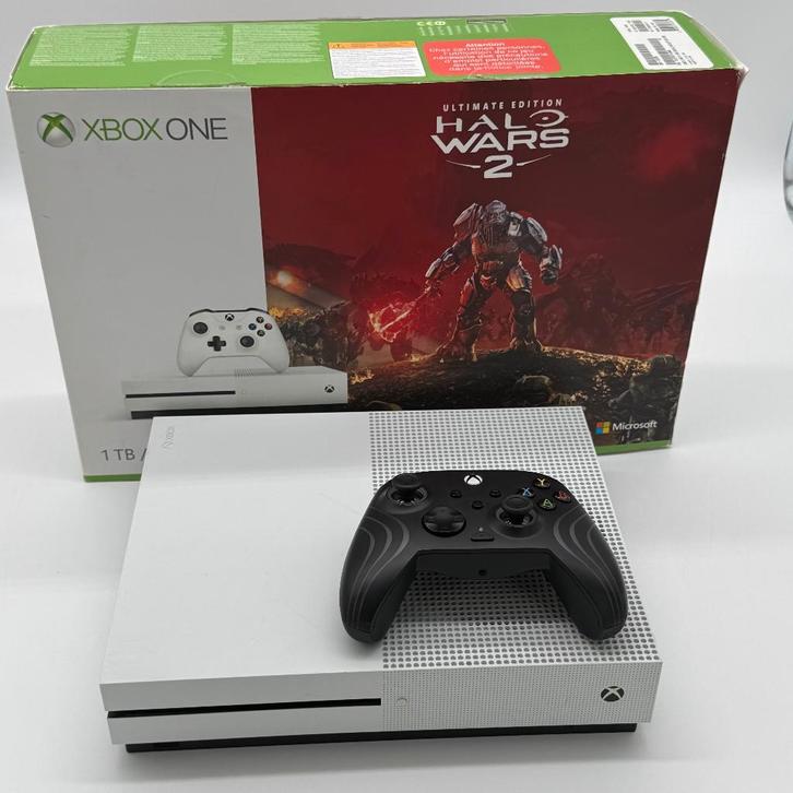 Xbox One S Console | Wit | 1TB | Compleet met doos, Games en Spelcomputers, Spelcomputers | Xbox One, Zo goed als nieuw, Xbox One