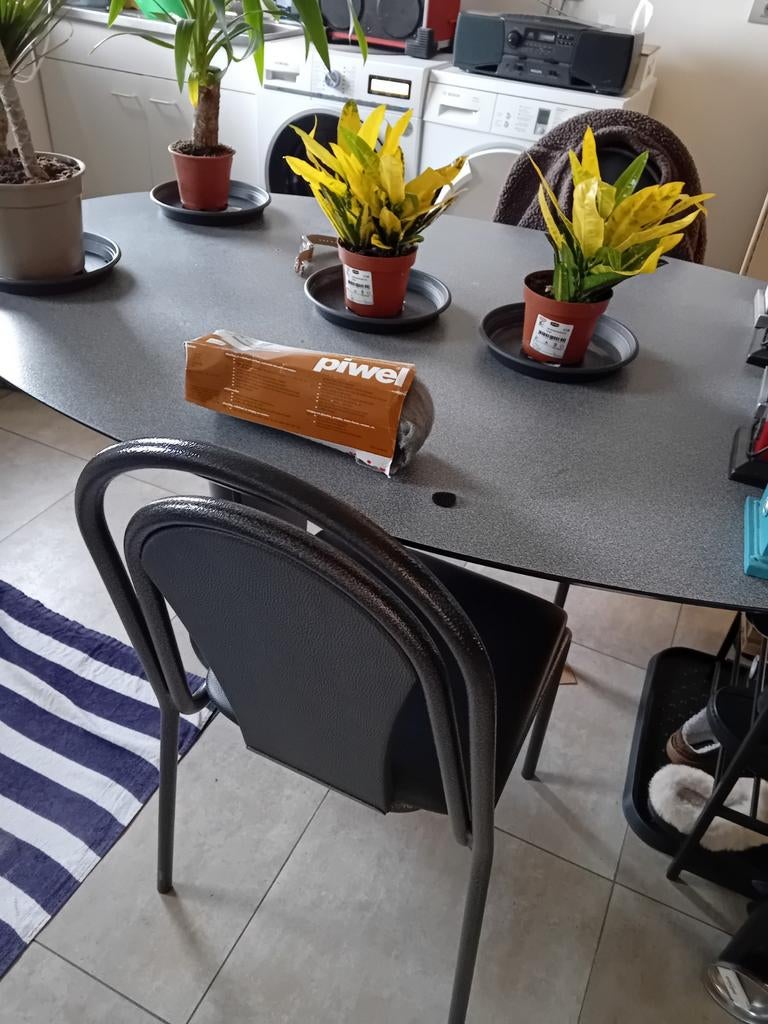 Keukentafel met 2 stoelen, Ophalen
