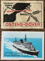 OSTEND-DOVER/oude etiketten, Verzamelen, Ophalen of Verzenden, Zo goed als nieuw, Overige typen