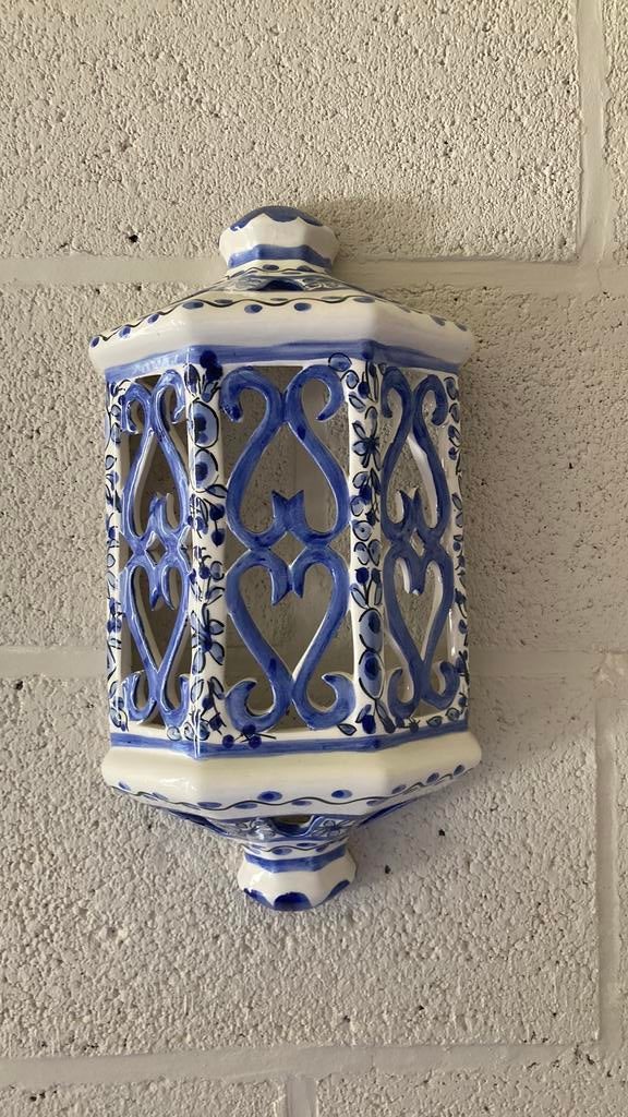 Armatuur gekocht in Portugal, Antiek en Kunst, Antiek | Keramiek en Aardewerk, Ophalen