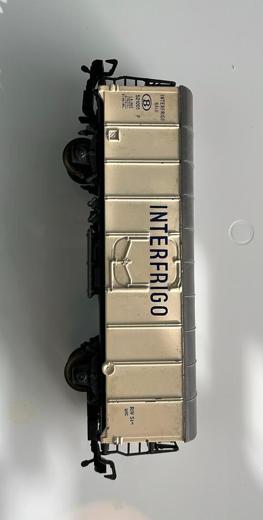 Pocher Torino NMBS SNCB interfrigo van 1958, Hobby en Vrije tijd, Modeltreinen | H0, Gebruikt, Wagon, Gelijkstroom, Overige merken