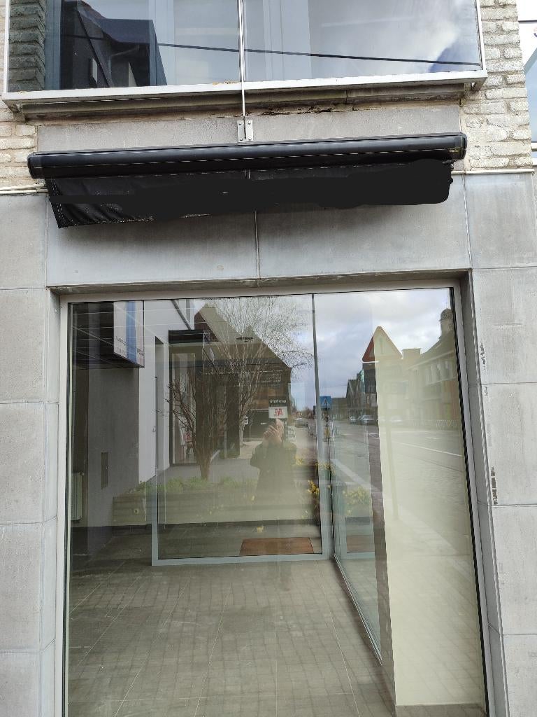 Stijlvolle zonnewering met motor “Somfy”, Ophalen, Knikarmscherm