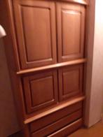 Armoire robuste en hêtre avec étagères et tiroirs, Enlèvement
