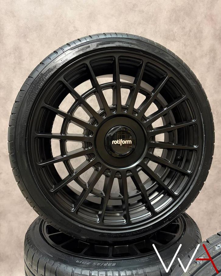 19'' Rotiform LAS-R velgen Pirelli Golf Audi A3 NIEUW BTW, Autos : Pièces & Accessoires, Pneus & Jantes, Pneus et Jantes, Pneus été