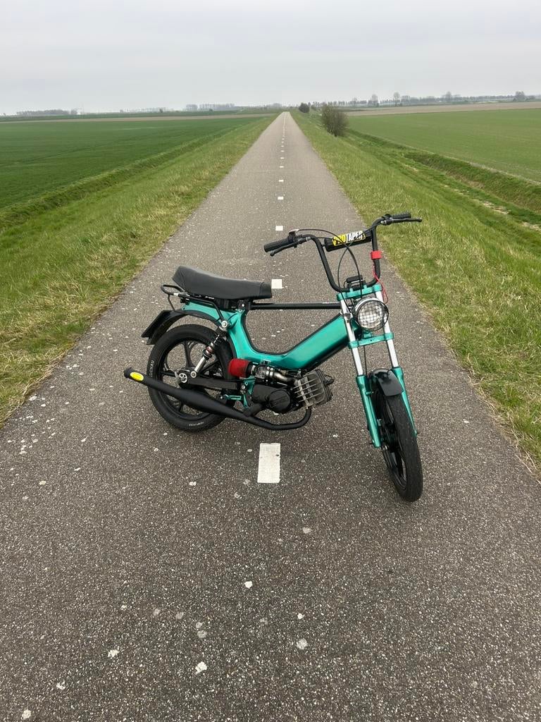 Tomos a35 74 cc custom zadel, Ophalen, 2 versnellingen, Standard, 74 cc