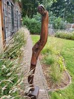 Sculpture sur bois probablement Marc van Eygen 1m60, Antiquités & Art, Enlèvement