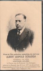 Concentratiekamp Ellrich 1940-1945 Albert Schaeken, Verzamelen, Bidprentjes en Rouwkaarten, Ophalen