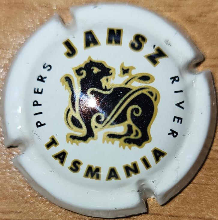 Capsule Mousseux d'Australie JANSZ TASMANIA blanc & noir, Verzamelen, Wijnen, Nieuw, Overige typen, Overige gebieden, Ophalen of Verzenden