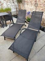 2 zwarte ligzetels, Ophalen