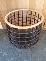 Grand panier en rotin Ø50 cm - qualité robuste - très bon ét, Enlèvement, Panier