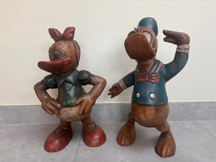 Houten beelden, Antiek en Kunst, Kunst | Beelden en Houtsnijwerken, Ophalen