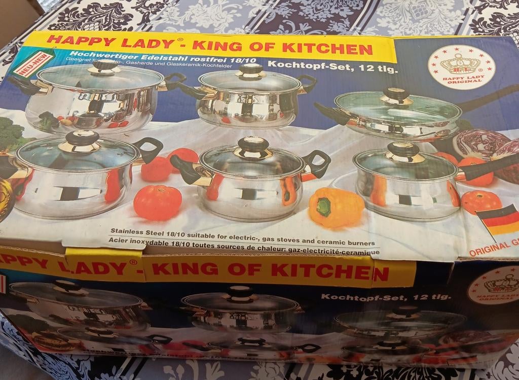 Set de marmites 12 pièces, Maison & Meubles, Enlèvement