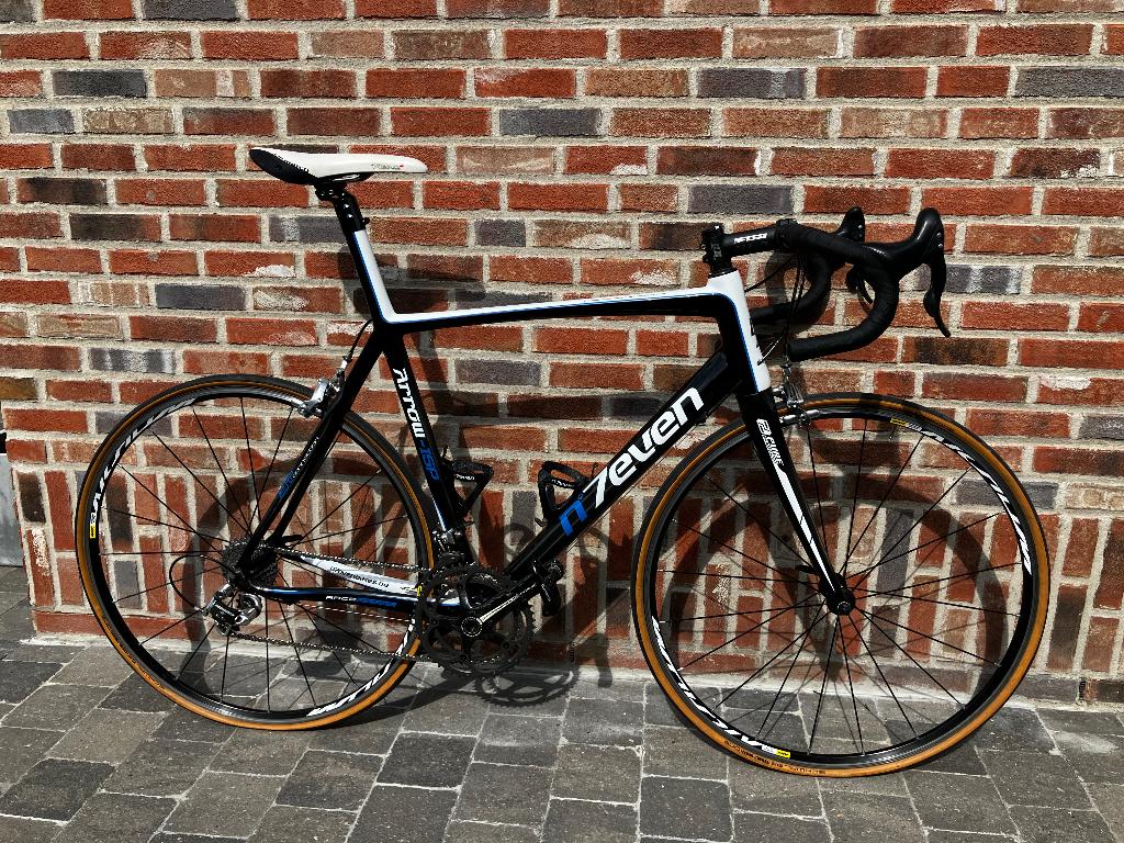 Koersfiets n7even, 28 inch, Gebruikt, Carbon, Meer dan 20 versnellingen