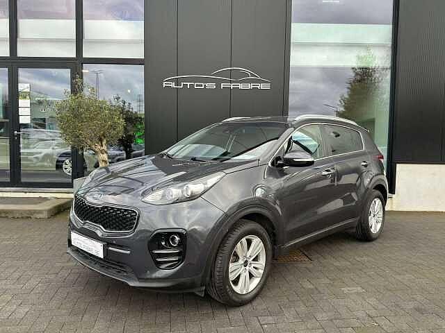Kia Sportage 1.6i 2WD Lounge ISG. 93000km, Autos, Argent ou Gris, Achat, Boîte manuelle, Noir