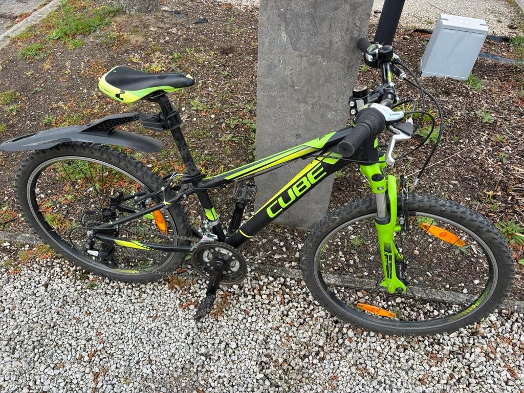 Cube mountainbike kind, Fietsen en Brommers, Ophalen, Gebruikt, 24 inch, Versnellingen