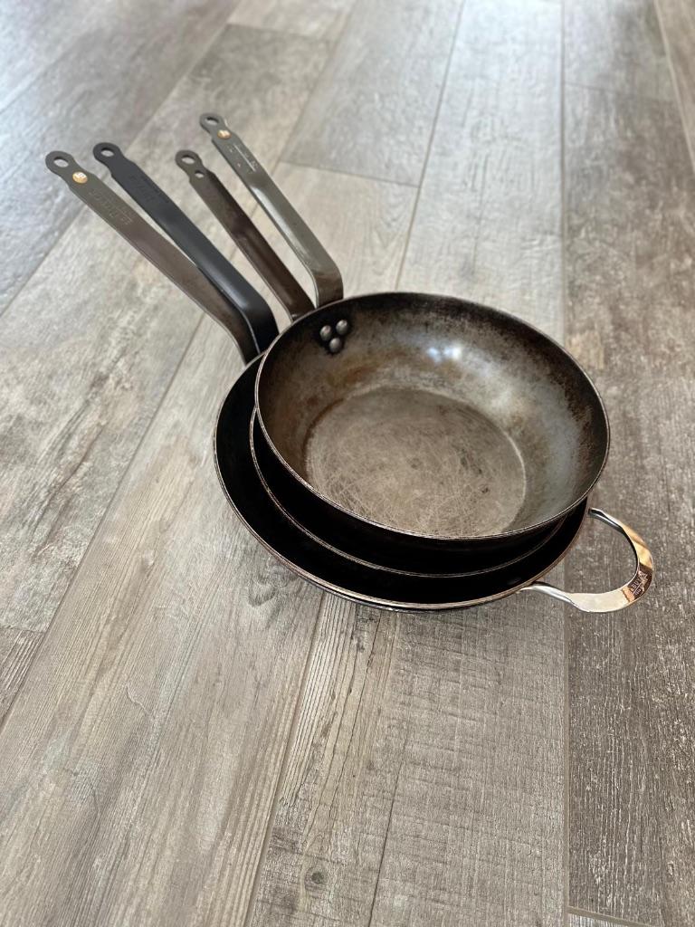 Les plans De Buyer, Maison & Meubles, Cuisine | Casseroles & Poêles, Utilisé, Poêle à frire ou Sauteuse, Fonte, Plaques à induction