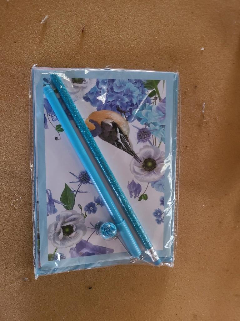 schrijfpapier met pen en potlood, Ophalen of Verzenden, Nieuw