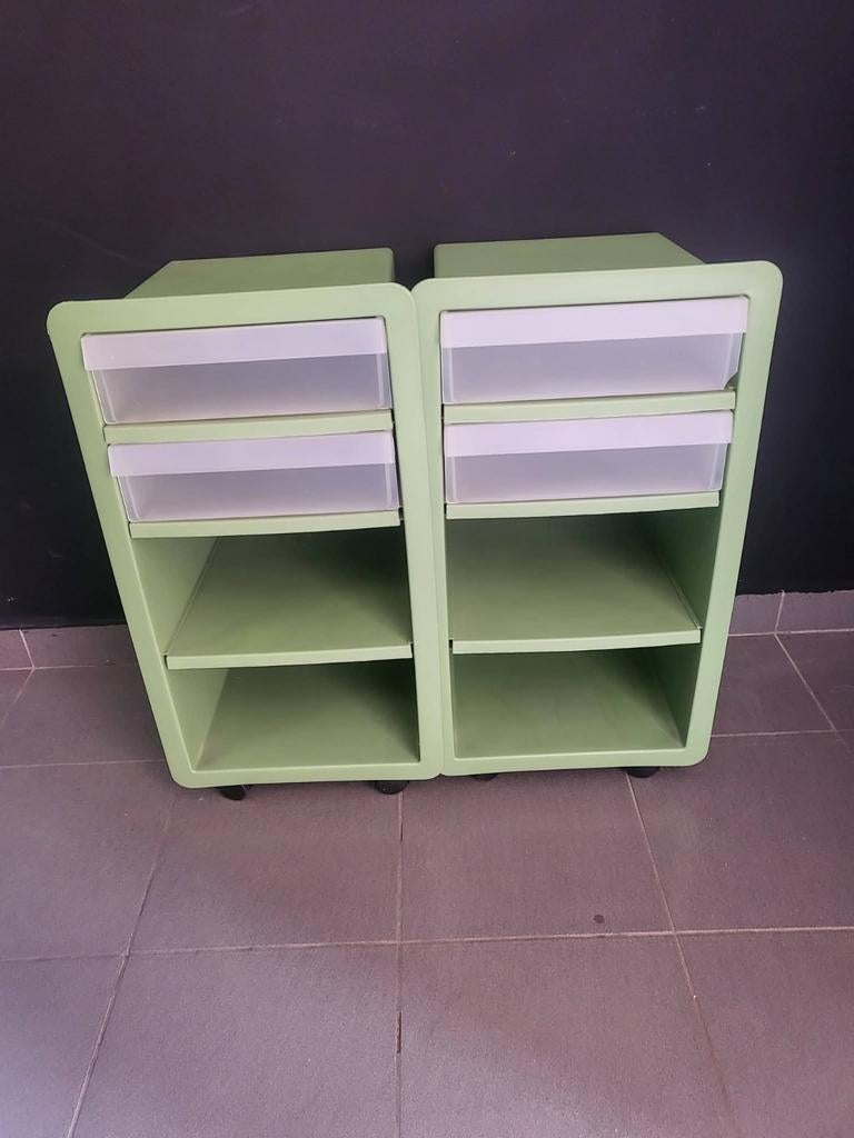 Vintage k & m hagberg ladekastjes, Maison & Meubles, Armoires | Commodes, Enlèvement