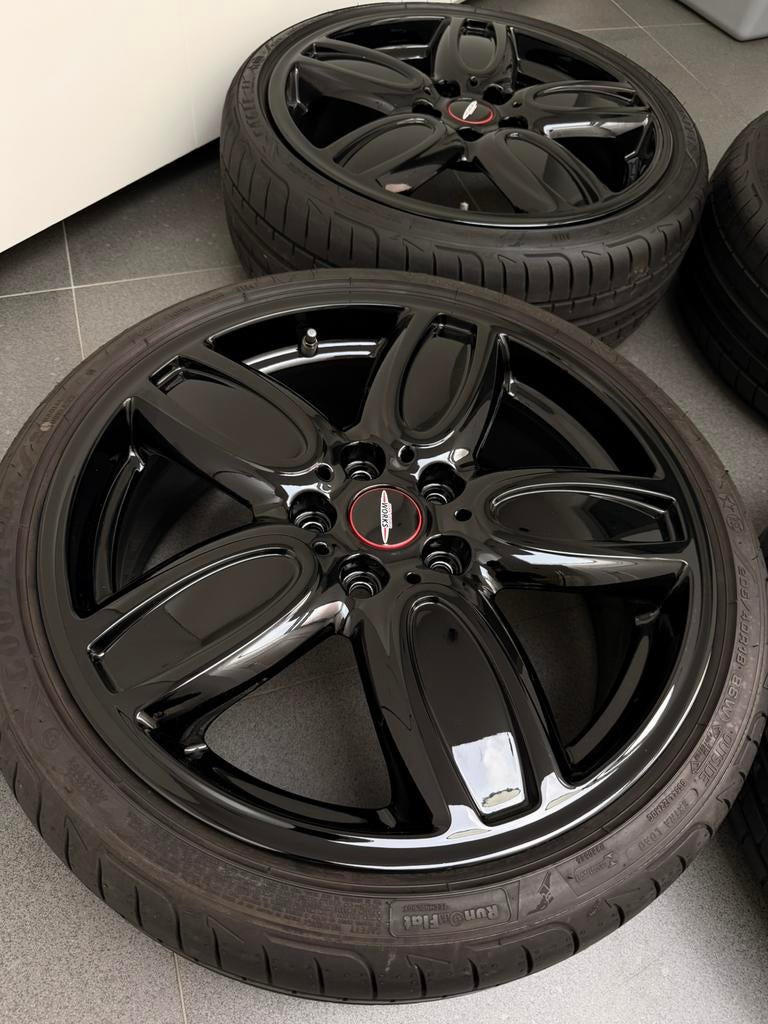 Paire de roues JWC 18 pouces Mini Cooper., Autos : Pièces & Accessoires, Pneus & Jantes, Pneu(s), 18 pouces, Enlèvement