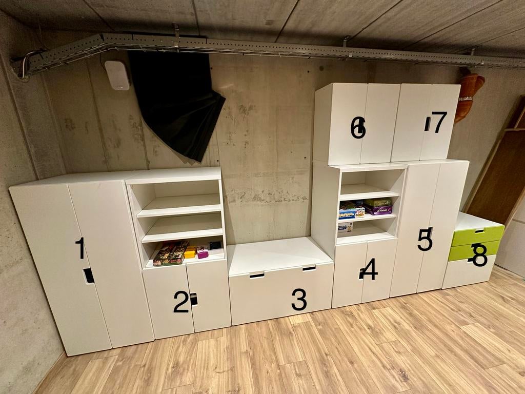 Kasten kinderkamer, Enfants & Bébés, Chambre d'enfant | Commodes & Armoires, Enlèvement, Comme neuf, Armoire