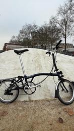 Brompton M6R bleu foncé + sac panier 6 vitesses état neuf, Vélos & Vélomoteurs, Vélos | Vélos pliables, Neuf, Vitesses, Brompton