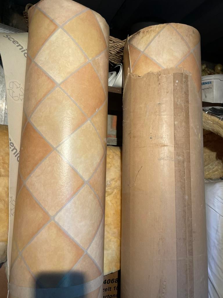 Vinyl rollen 1 lot, Maison & Meubles, Ameublement | Revêtements de sol, Enlèvement, Vinyle