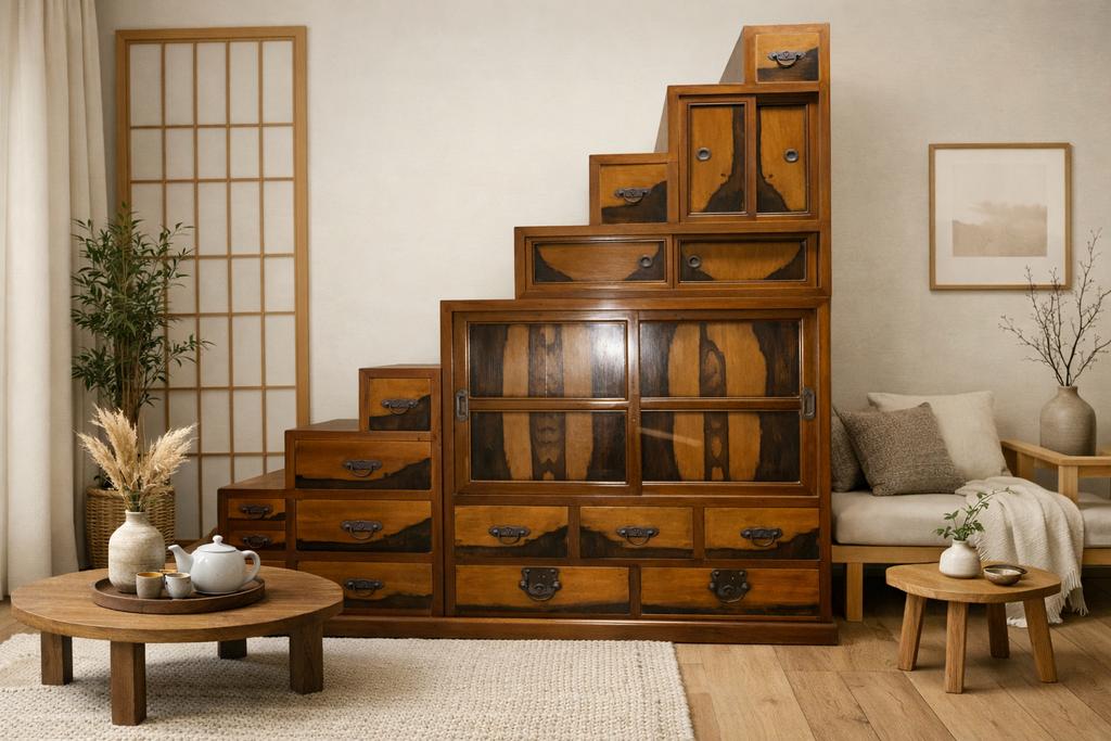 Vintage trapkast, Antiek en Kunst, Ophalen