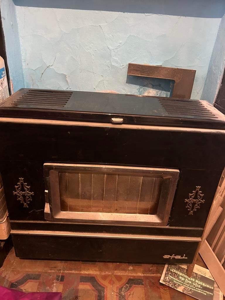 Kolenkachel, Huis en Inrichting, Kachels, Ophalen, Zo goed als nieuw, Kolenkachel
