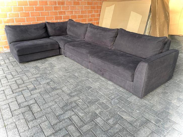 Hoeksalon - modulair systeem - z.g.staat, Huis en Inrichting, Zetels | Zetels, Gebruikt, Stof, Ophalen