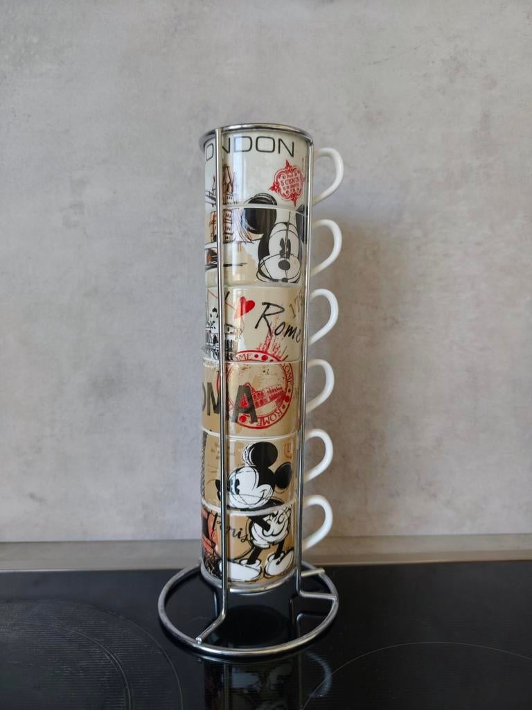 Mickey Mouse stapelbare kopjes., Huis en Inrichting, Keuken | Servies, Ophalen