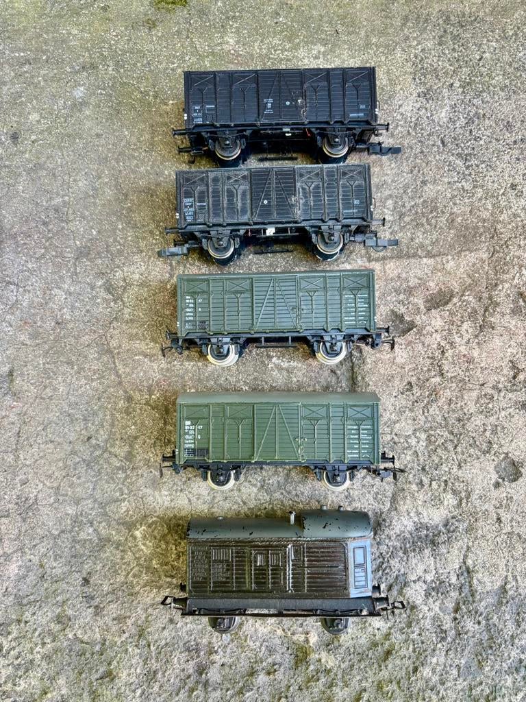 5 industriële auto's van PIKO HO, Ophalen of Verzenden, Zo goed als nieuw, Piko