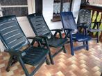 Quatre chaises longues pliables en parfait état, Jardin & Terrasse, Enlèvement