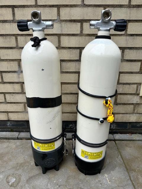Te koop 2x duikfles 7 liter, Sports nautiques & Bateaux, Plongée, Utilisé, Bouteille de plongée, Enlèvement
