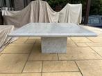 Marmeren salontafel 100x100x41, Ophalen of Verzenden