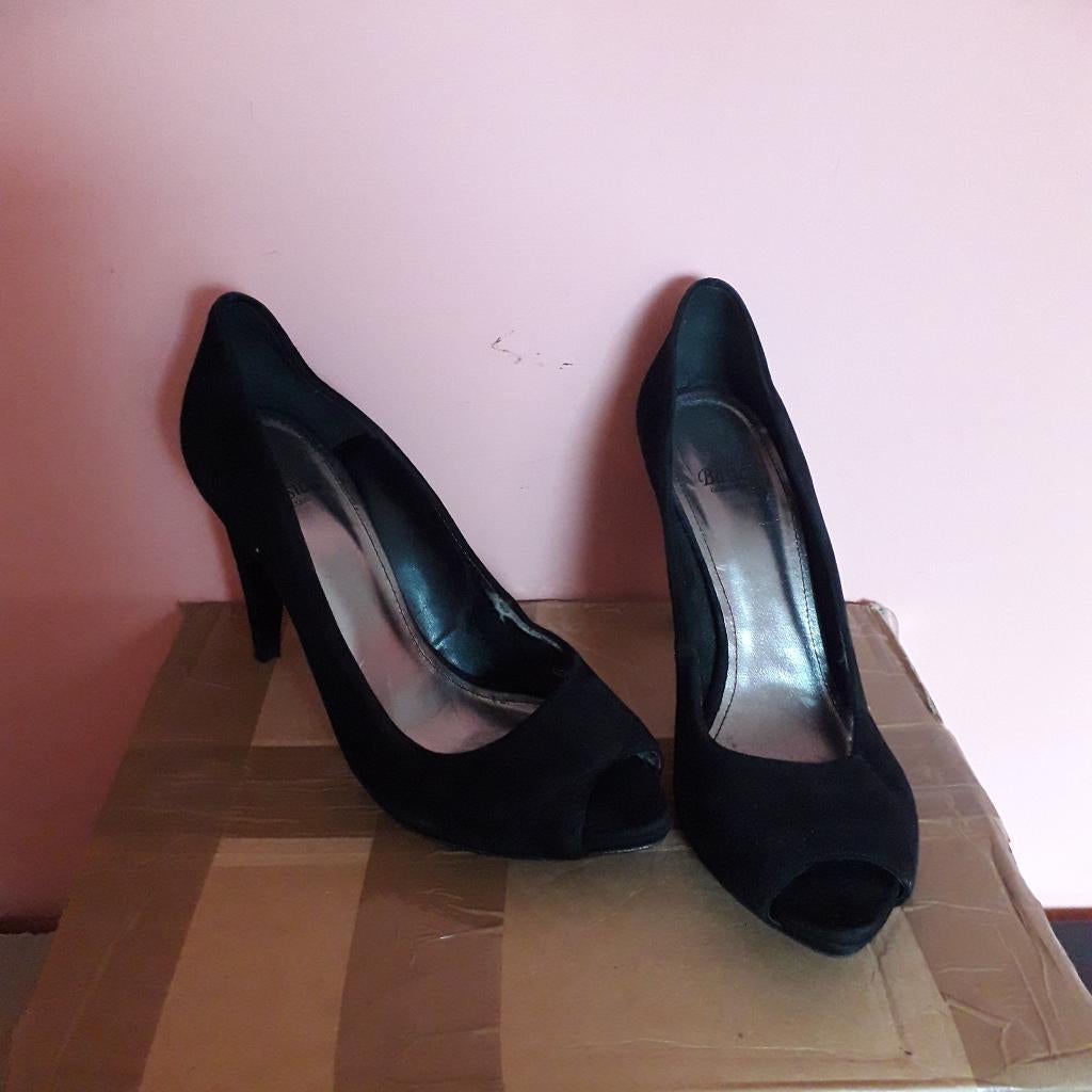 schoenen 39, Schoenen met lage hakken, Verzenden, Zwart, Gedragen