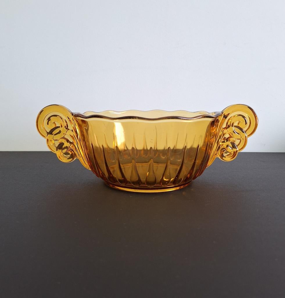 Magnifique bol Art Déco modèle Gervaise Luxval Val St Lamber, Enlèvement ou Envoi